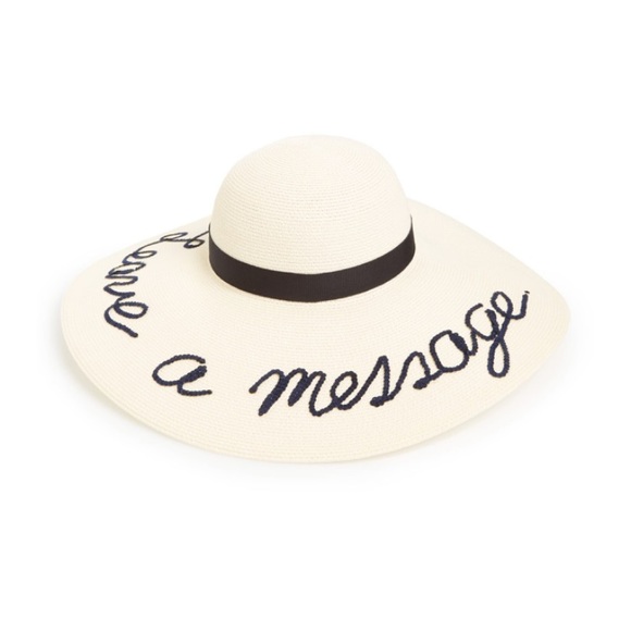 Eugenia Kim Accessories - “Leave a message” Sun Hat